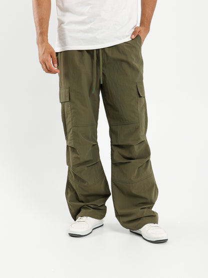 Parachute Pants with Side Pocket