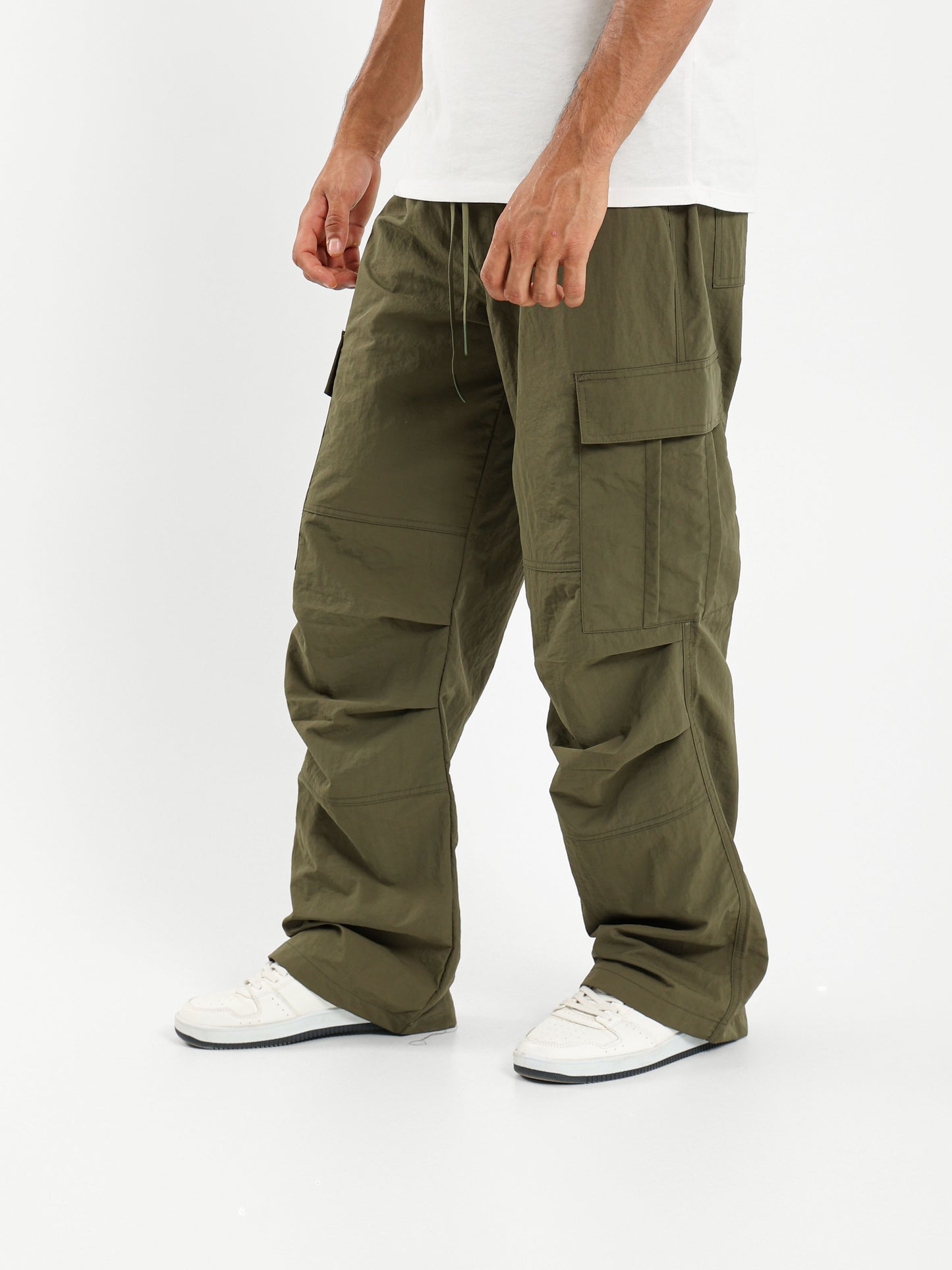 Parachute Pants with Side Pocket