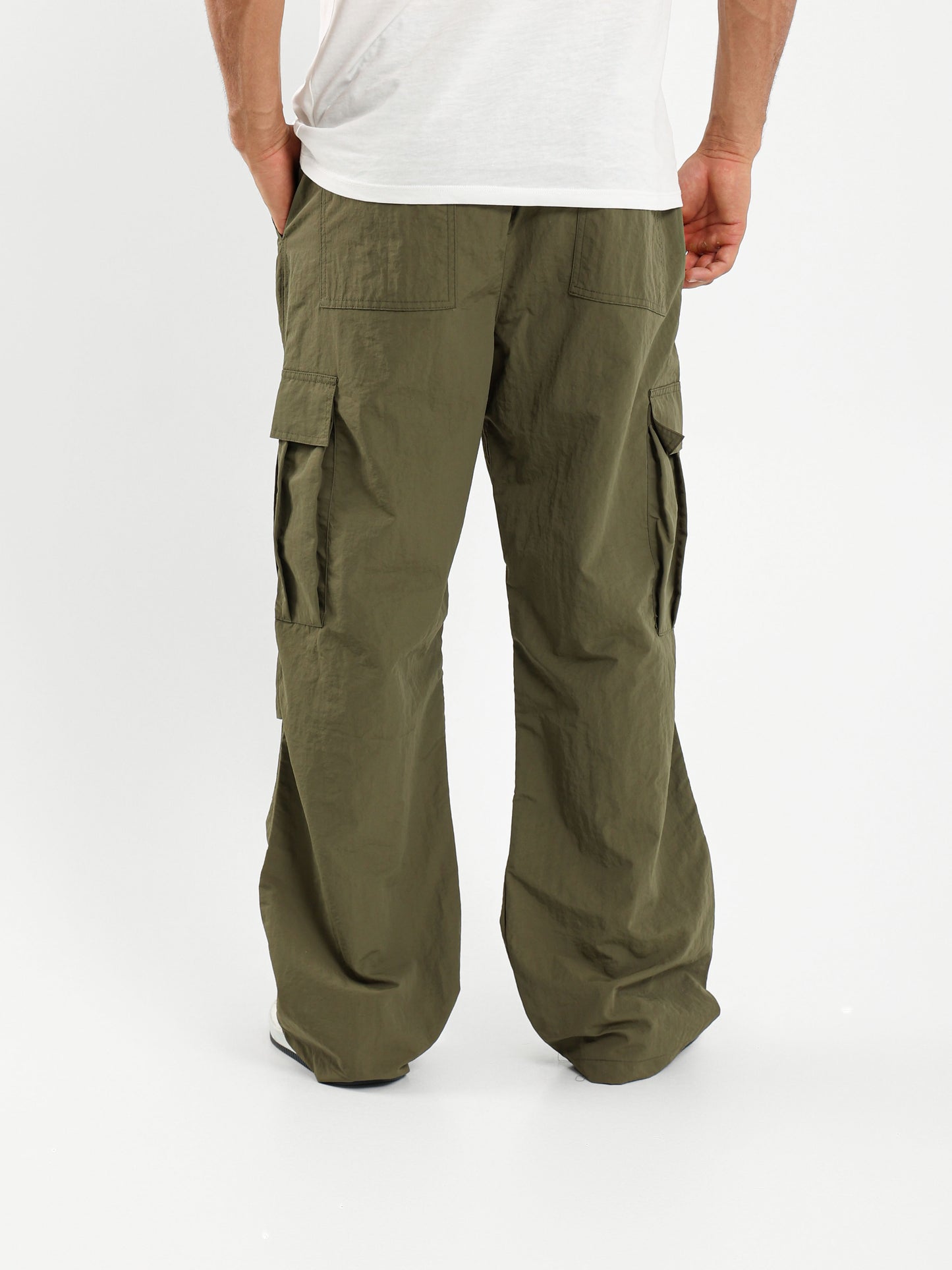 Parachute Pants with Side Pocket