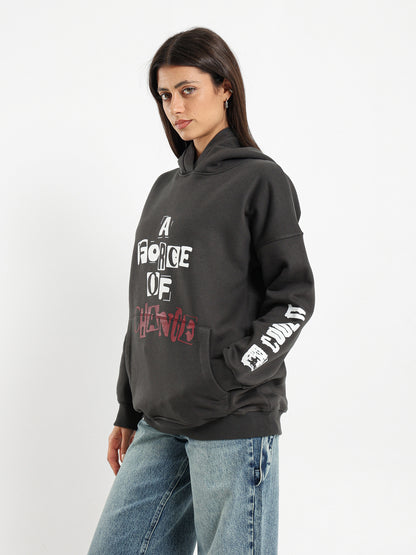 Chain Detail Oversized Sweatshirt