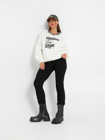 V-Neck Sweatshirt