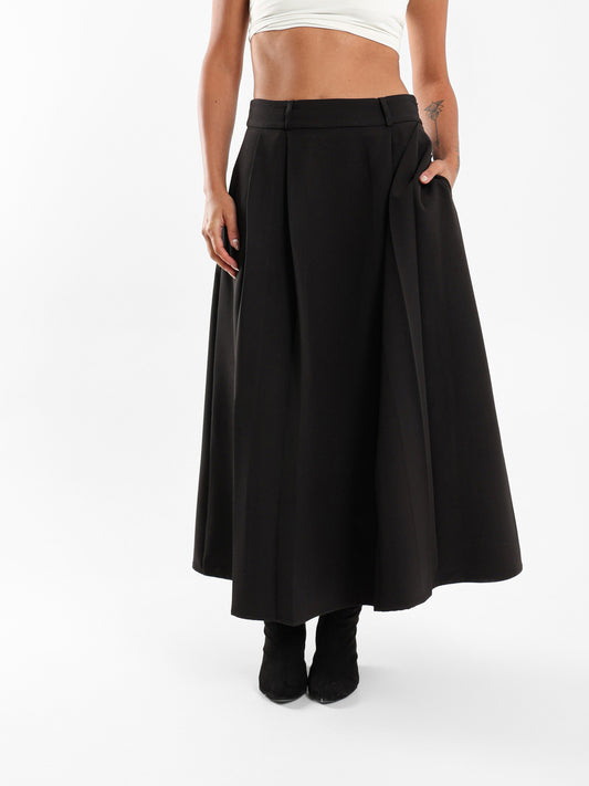 Flared Maxi Skirt