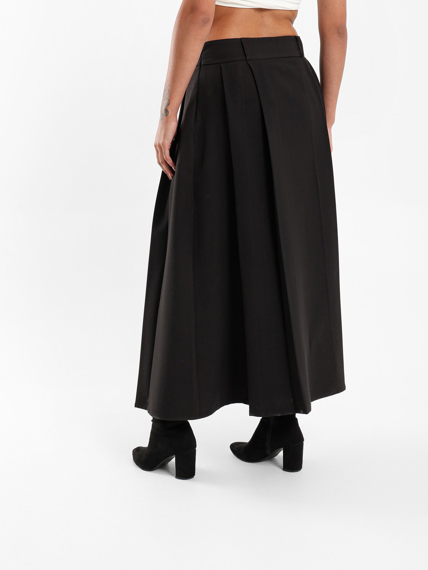 Flared Maxi Skirt