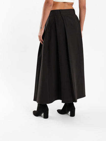 Flared Maxi Skirt