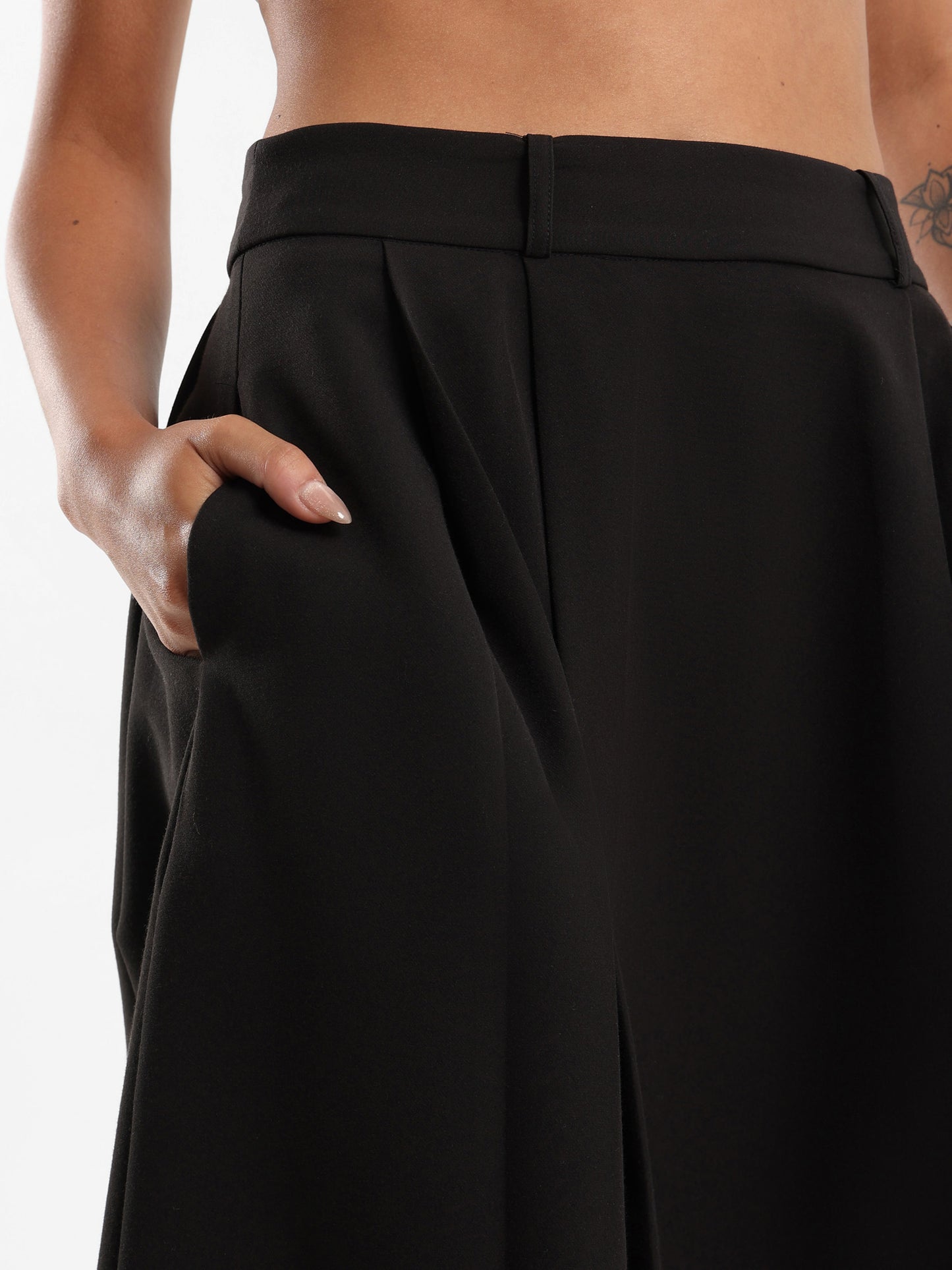 Flared Maxi Skirt