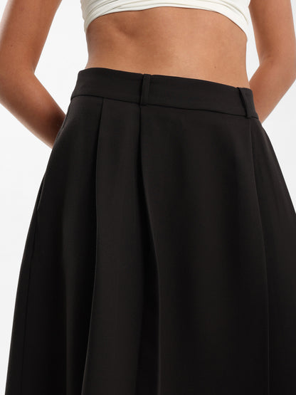 Flared Maxi Skirt