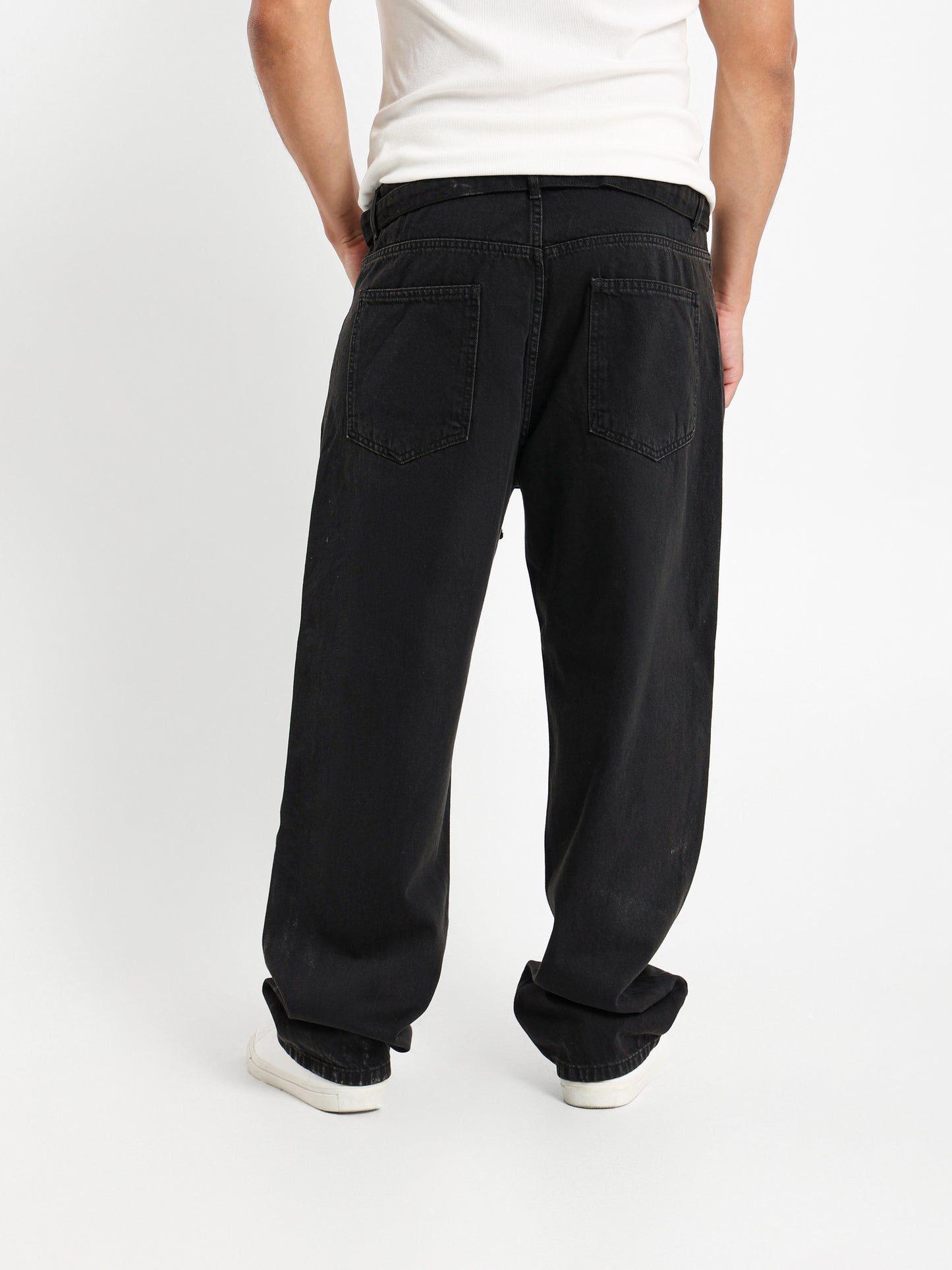 Relaxed Gradient Wash Jeans