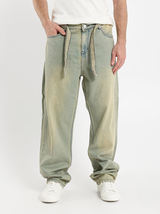 Relaxed Gradient Wash Jeans