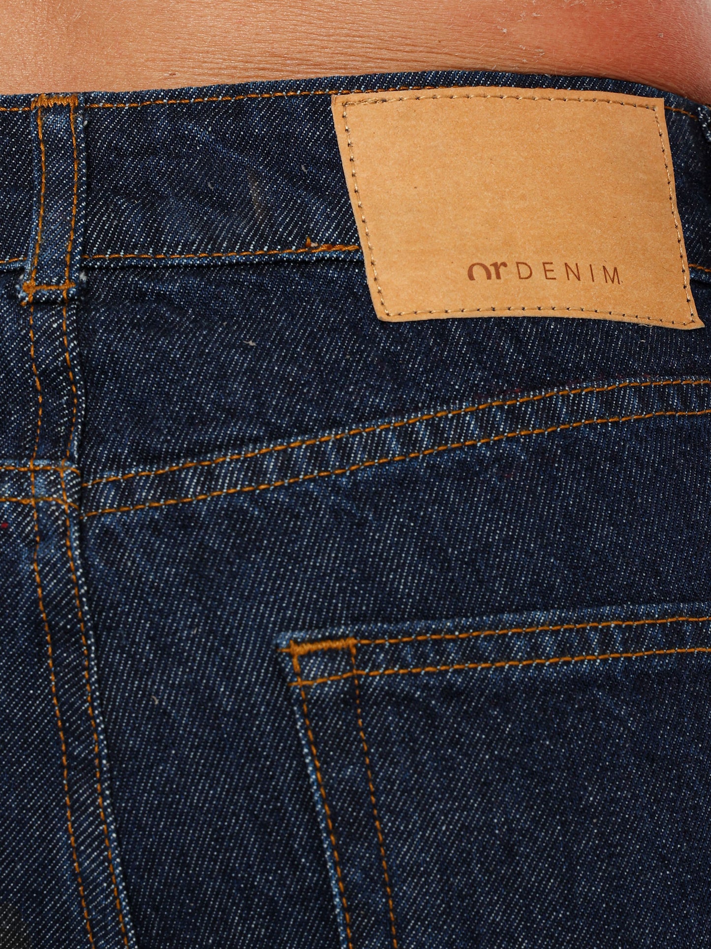 Mid Rise Straight Jeans