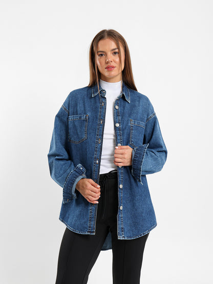 Oversized Denim Shirt