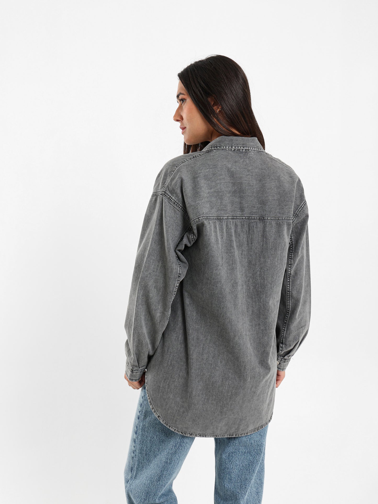 Oversized Denim Shirt