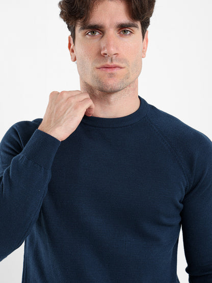 Relaxed Mock Neck Raglan Pullover