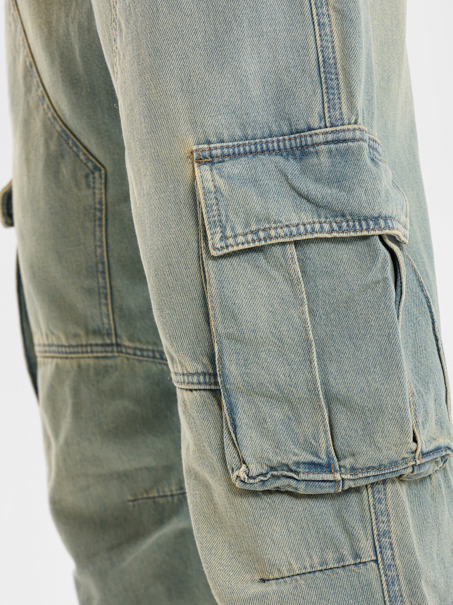 Cow Boy Baggy Pockets Pants