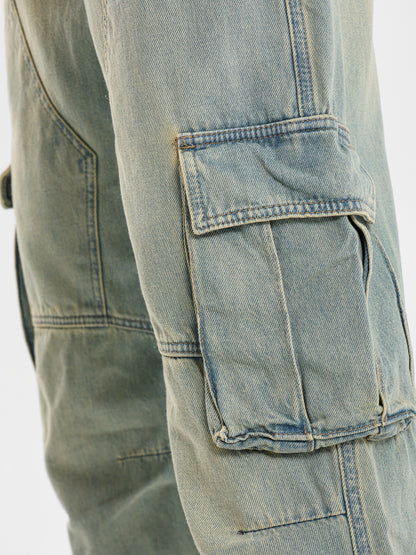 Cow Boy Baggy Pockets Pants