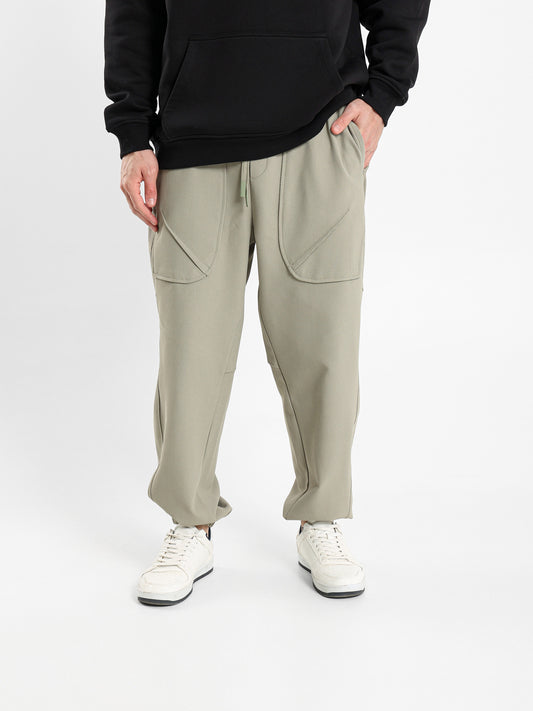 Loose Fit Front Pocket Joggers