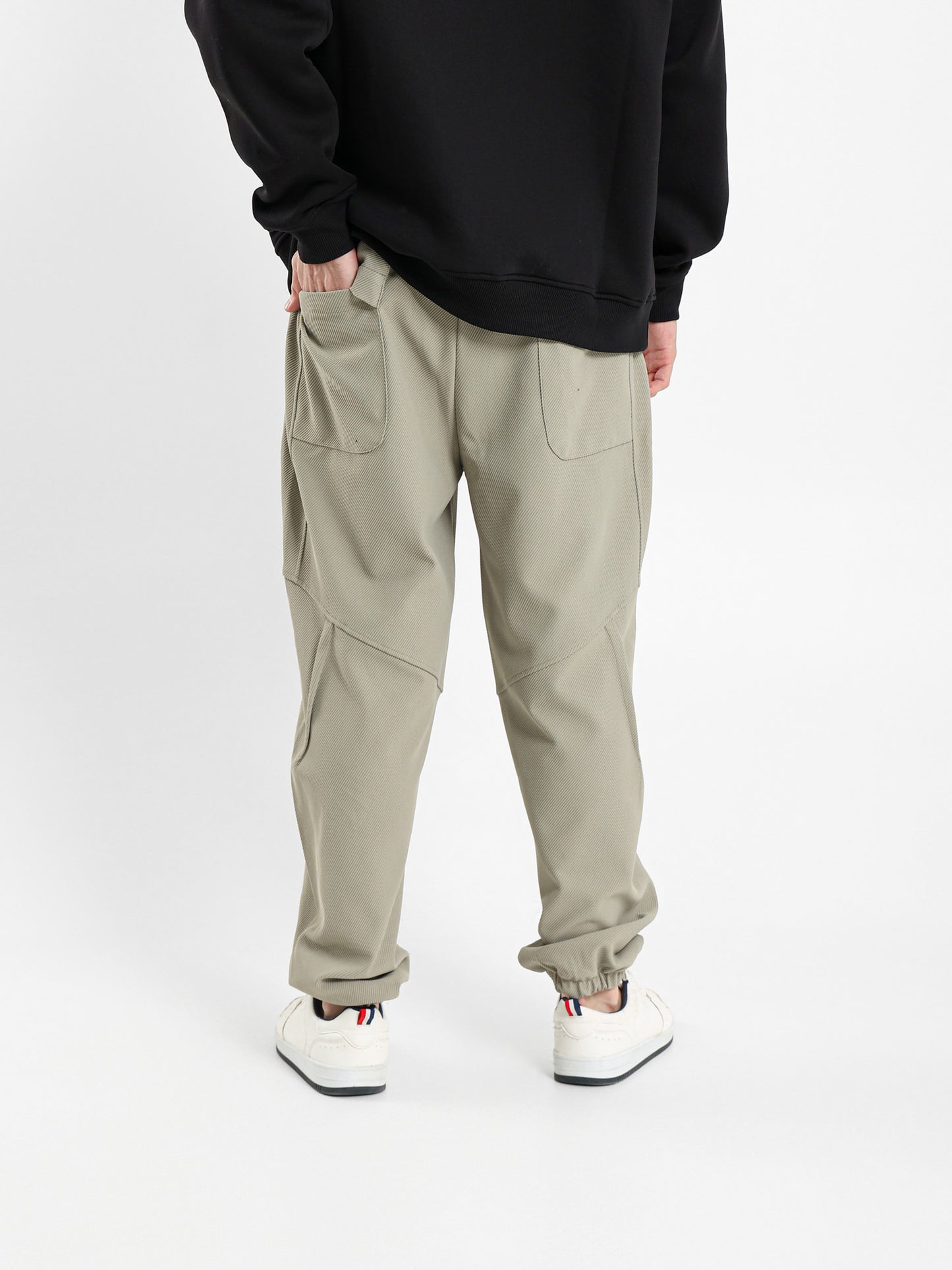 Loose Fit Front Pocket Joggers