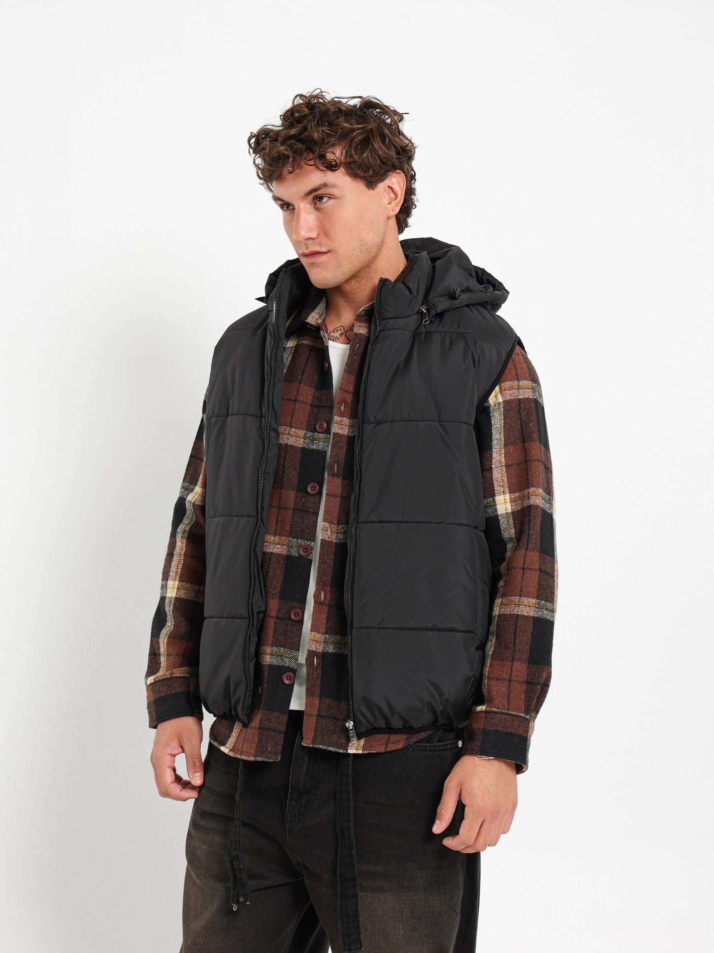 Hooded Puffer Vest