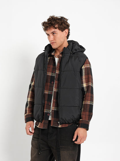 Hooded Puffer Vest