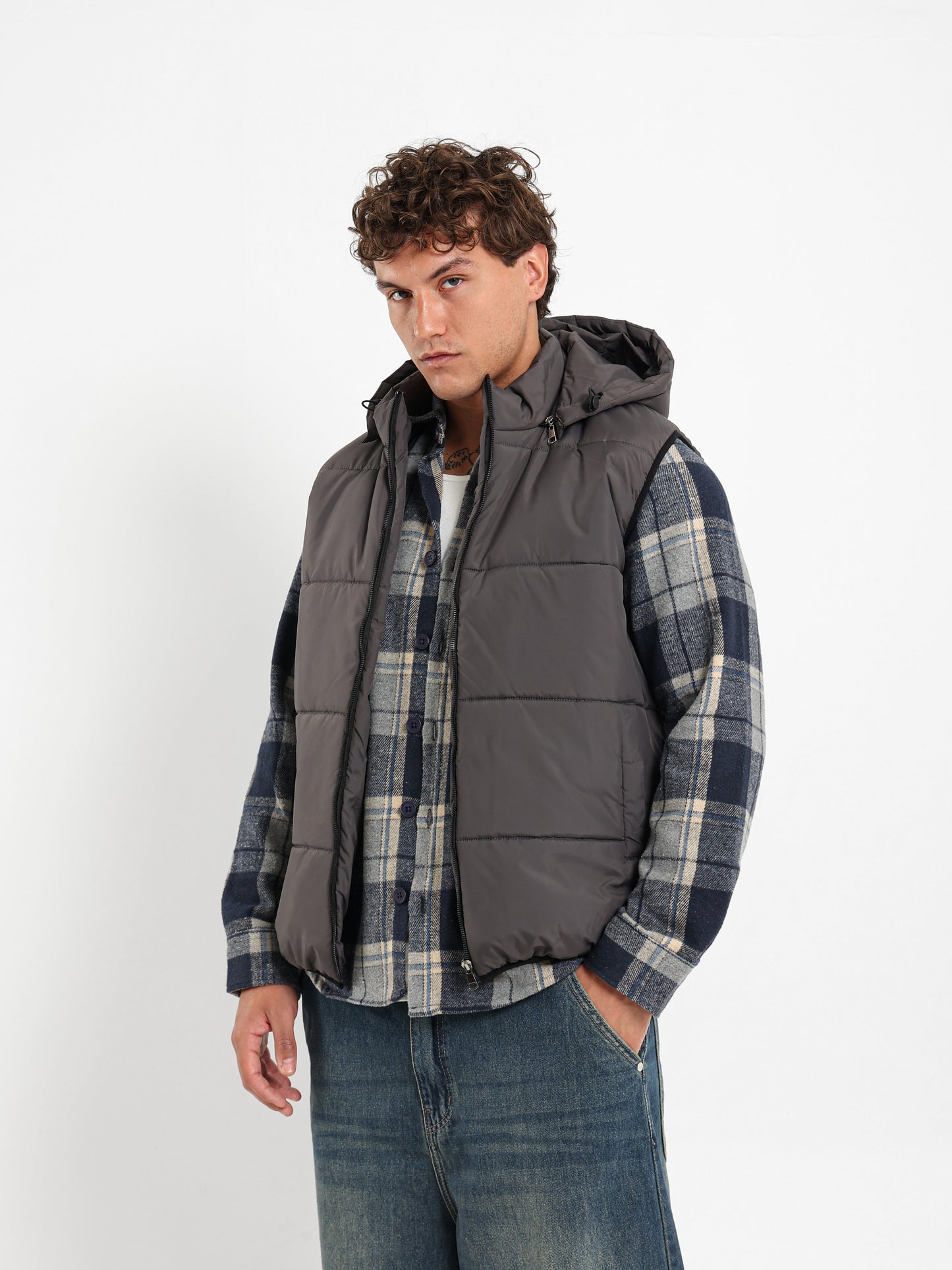 Hooded Puffer Vest