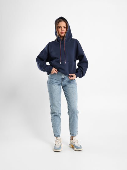 Oversized Hoodie With Badge