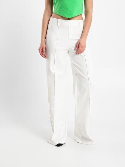 Flat Front Pants