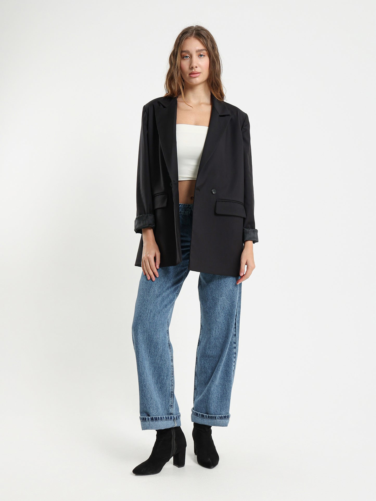 Oversized Double Breasted Blazer