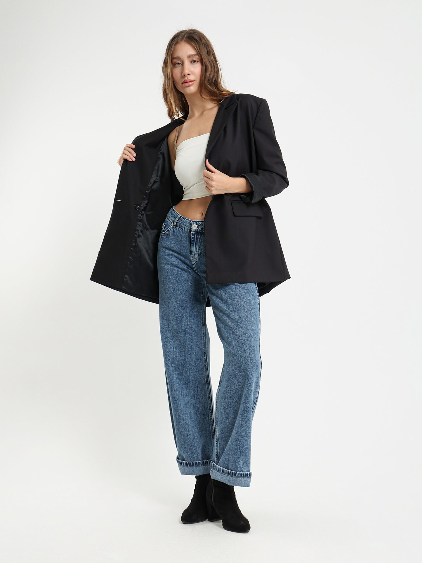 Oversized Double Breasted Blazer