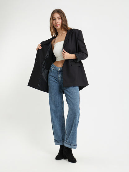 Oversized Double Breasted Blazer