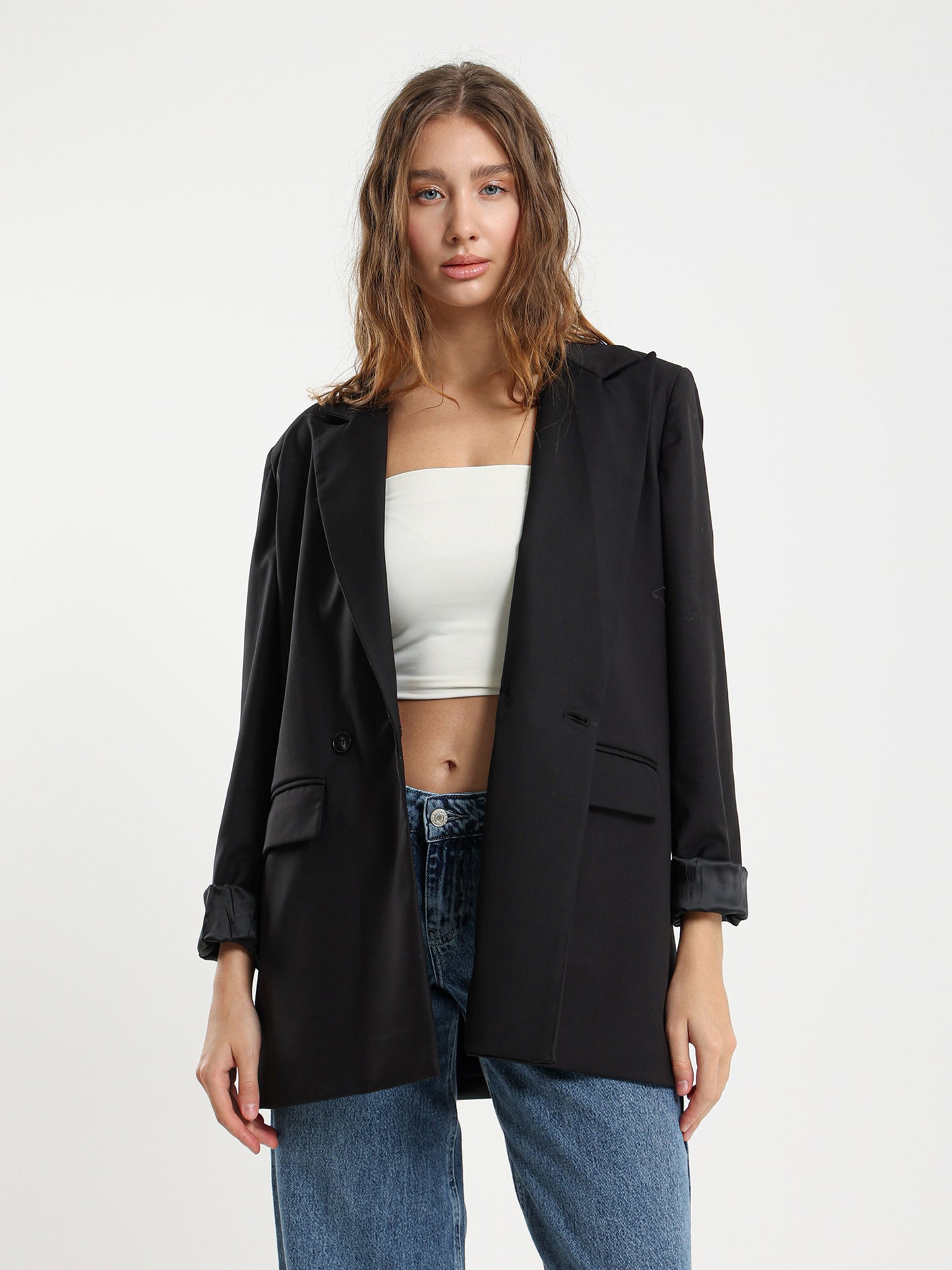 Oversized Double Breasted Blazer