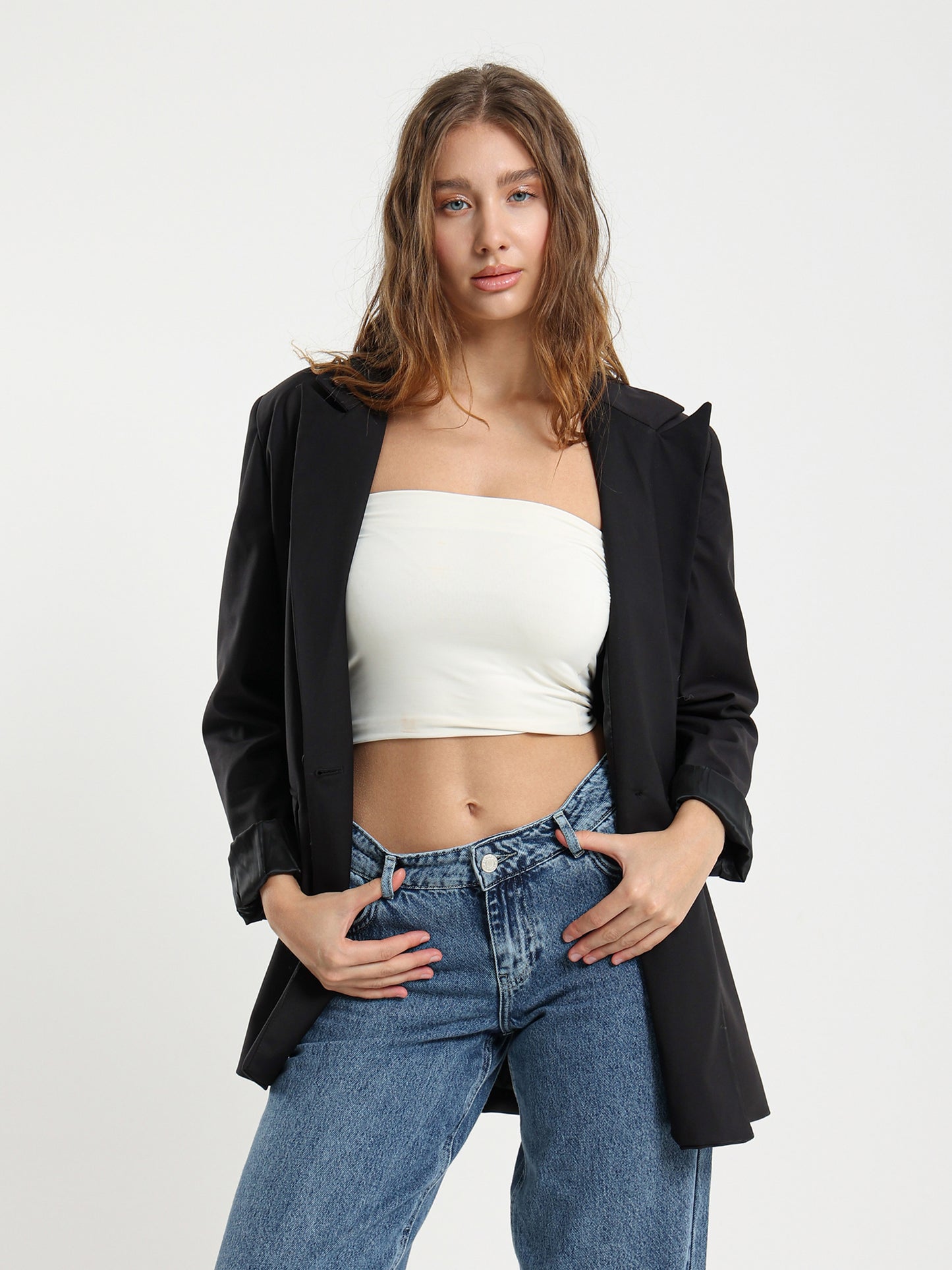 Oversized Double Breasted Blazer