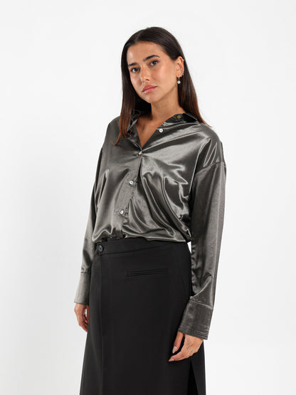 Wrinkled Loose Shirt