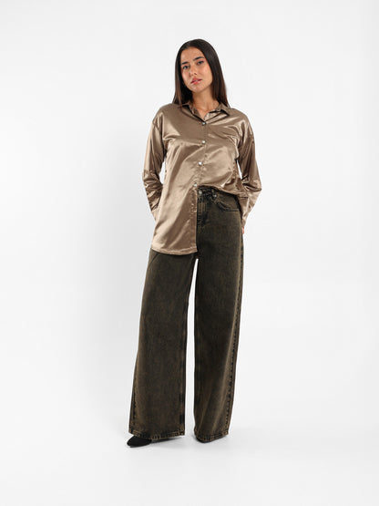 Wrinkled Loose Shirt