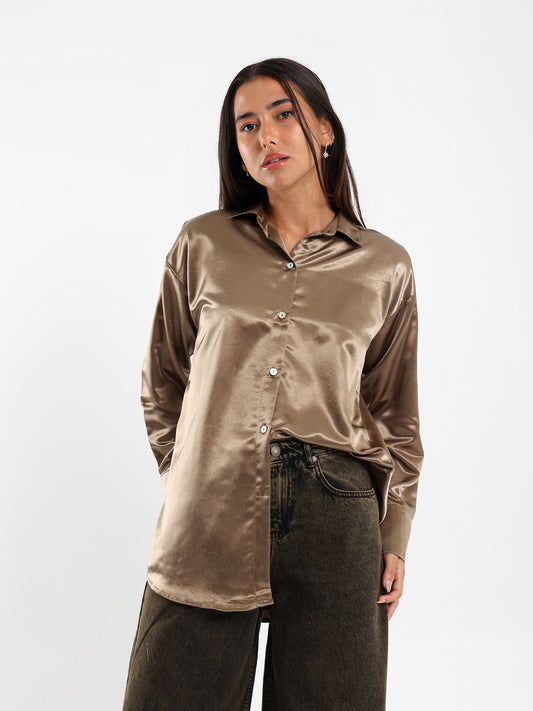 Wrinkled Loose Shirt