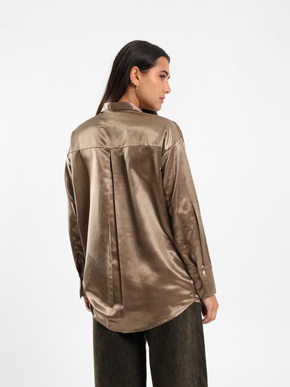 Wrinkled Loose Shirt