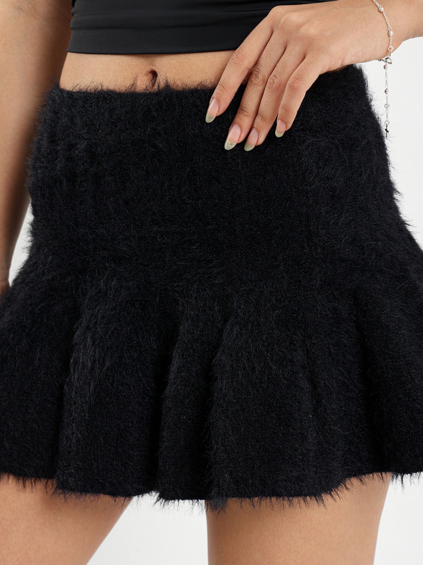 Fluffy Mini Skirt