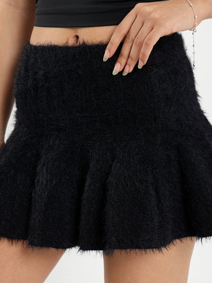 Fluffy Mini Skirt