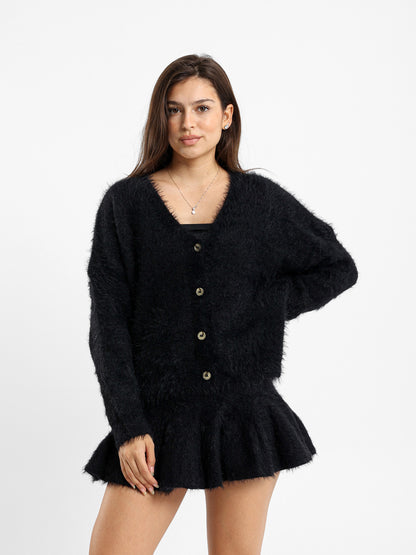Fluffy Cardigan
