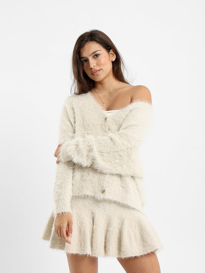 Fluffy Cardigan