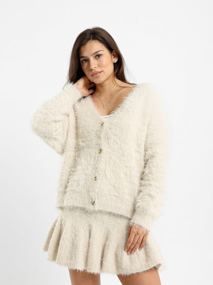 Fluffy Cardigan