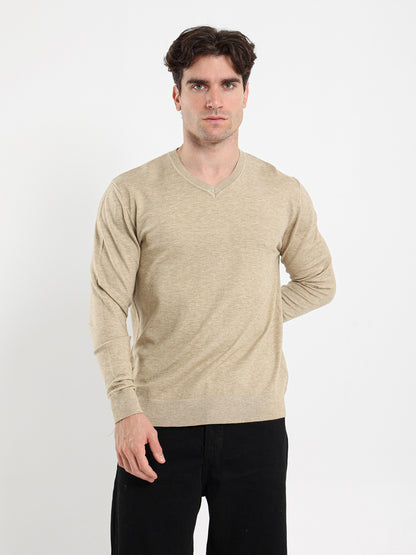 Basic V-Neck Pullover