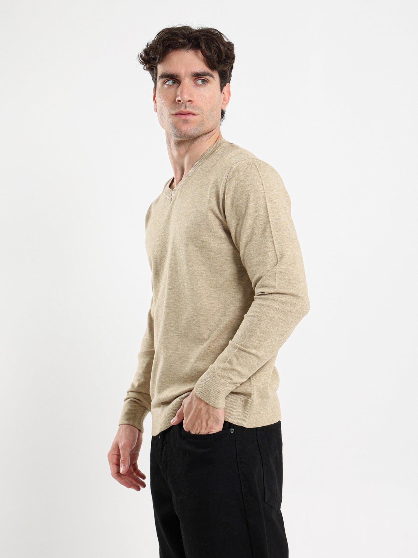 Basic V-Neck Pullover