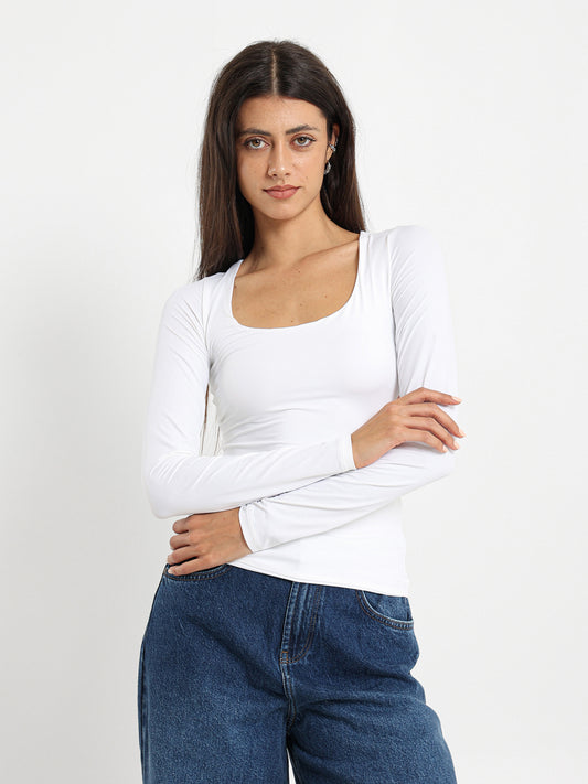 Long Sleeve Solid Top