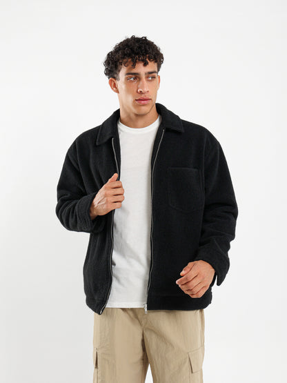 Boxy Fit Zipper Jacket