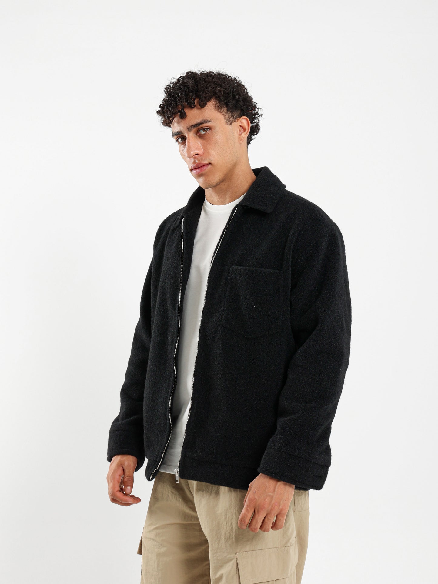 Boxy Fit Zipper Jacket