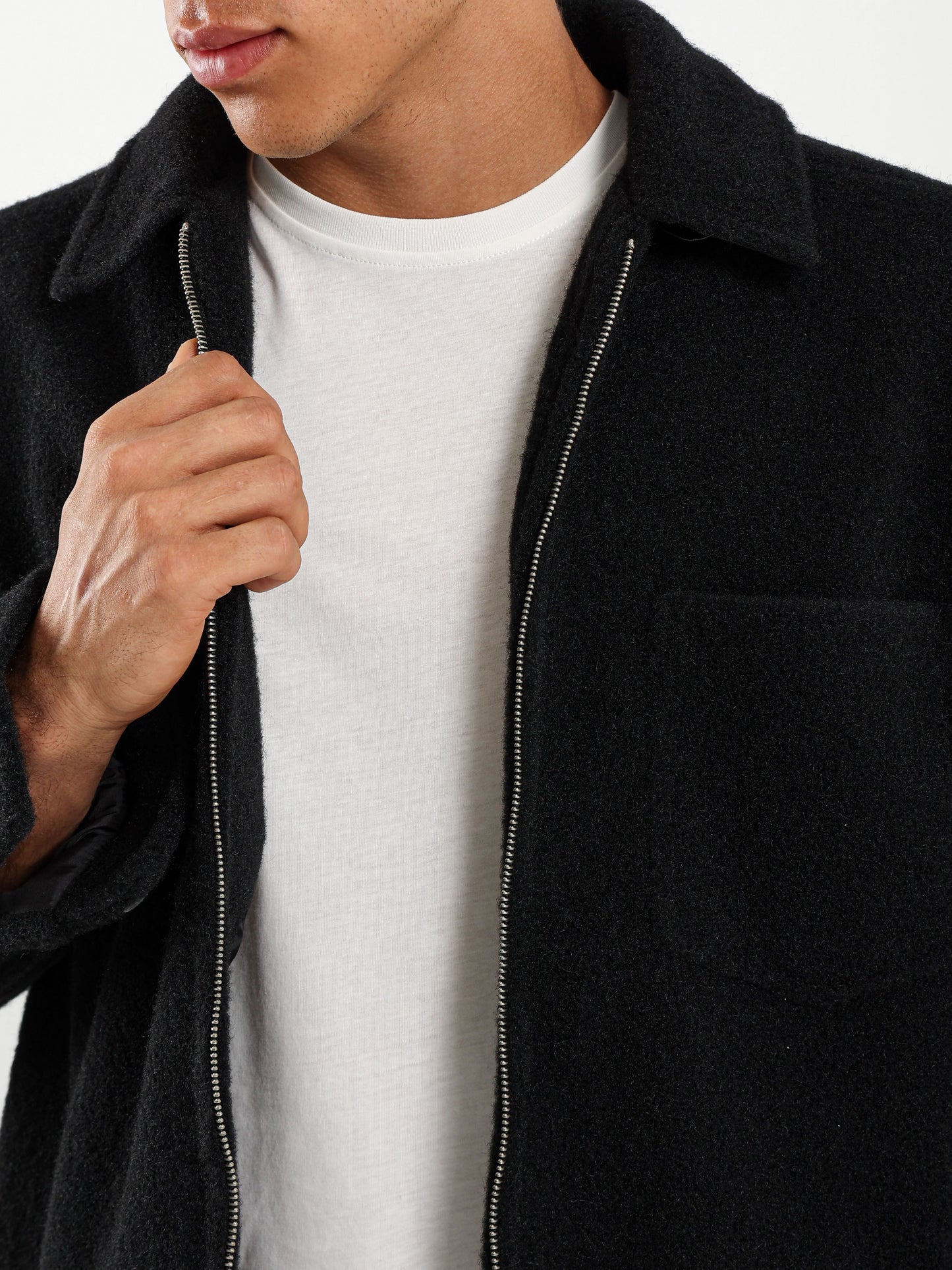 Boxy Fit Zipper Jacket