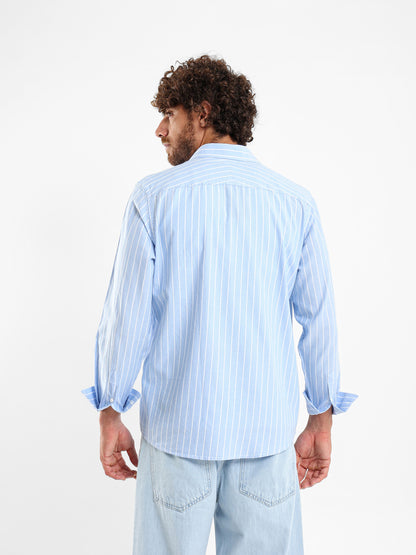 Thin Striped Basic Shirt