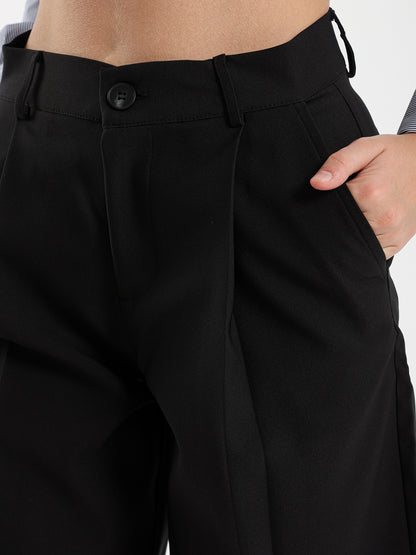 Front Pleated Shorts