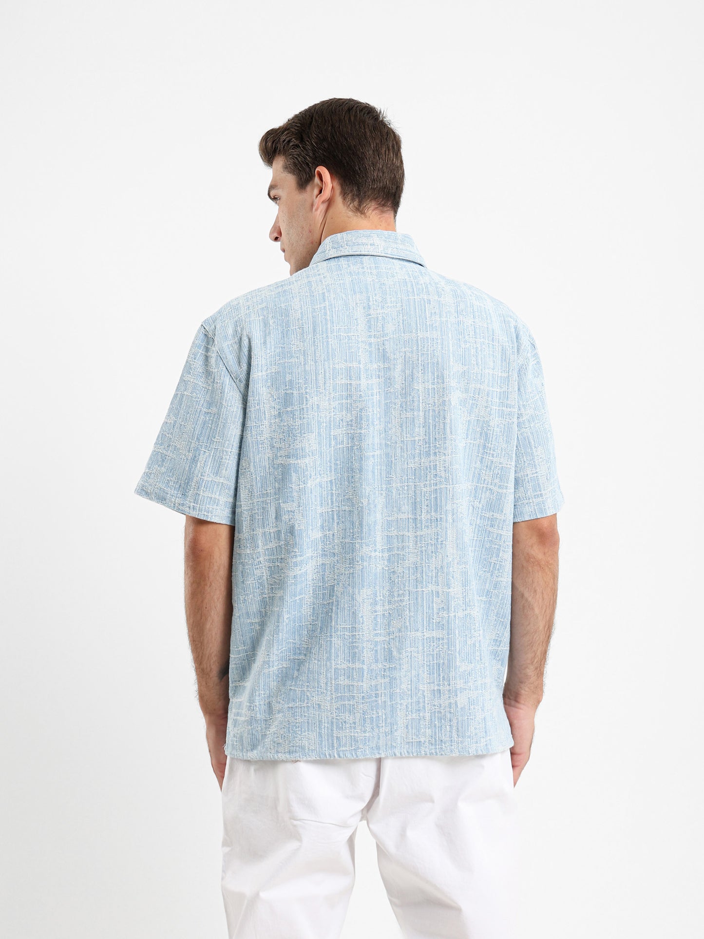 Jacquard Denim Shirt