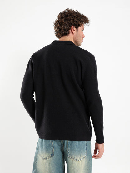 Regular Long Sleeve Buttoned Polo