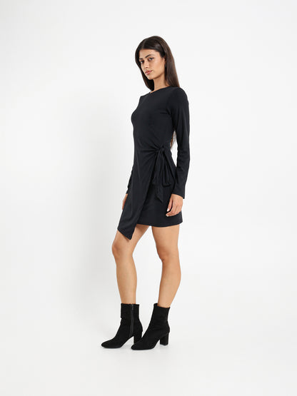 Overlap Mini Dress